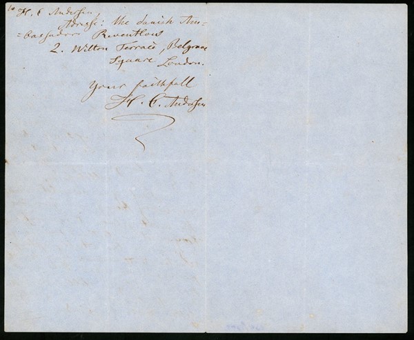 Brev fra H.C. Andersen til John Richardson (23/08-1847)